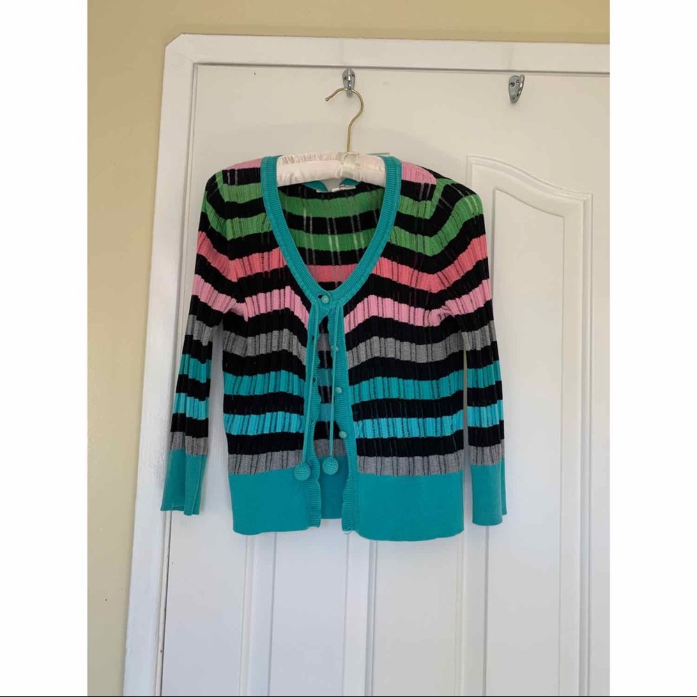 Colorful cardigan by Red Label; one size fits all